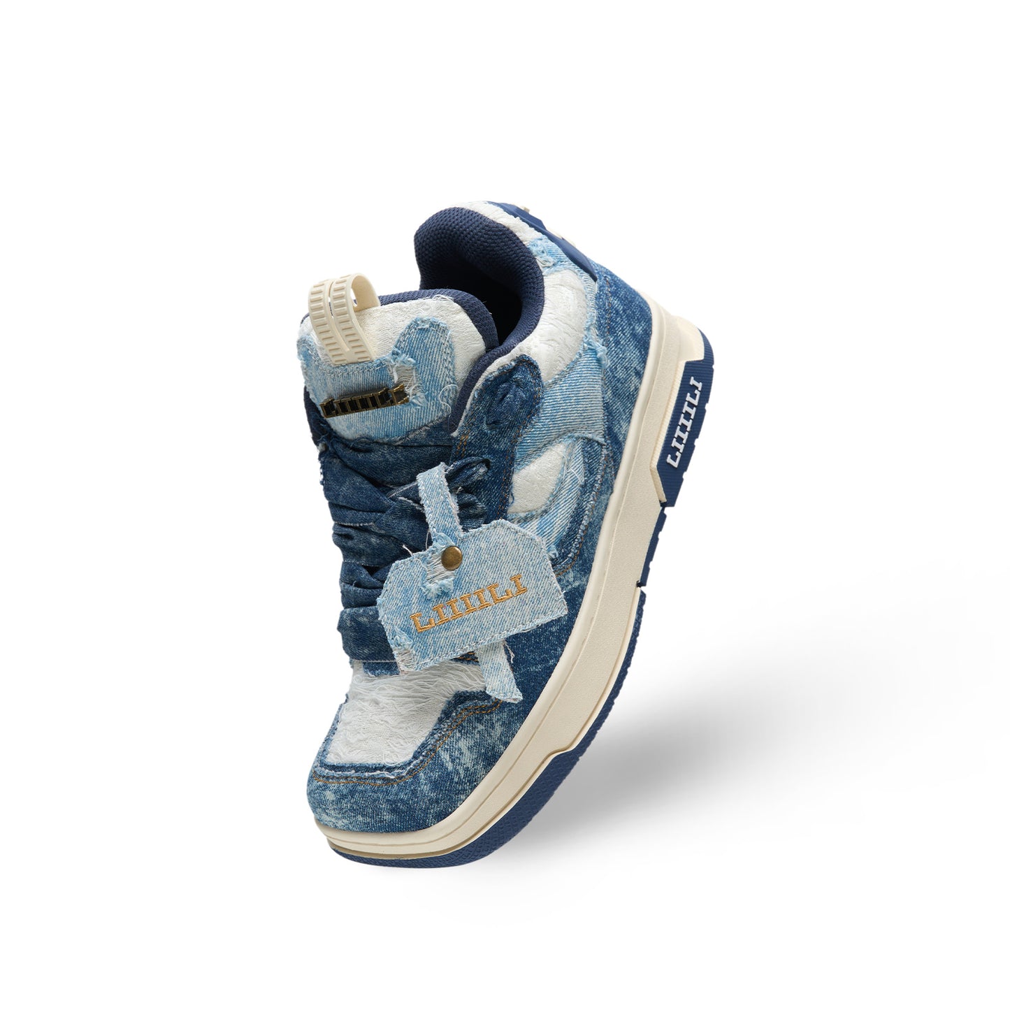 Liiiili Square Foot-Blue Denim