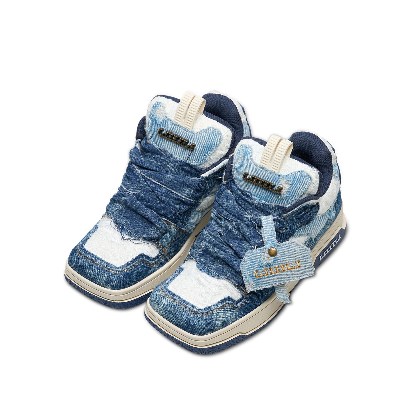 Liiiili Square Foot-Blue Denim