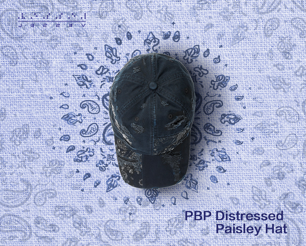 PBP Distressed Paisley Hat