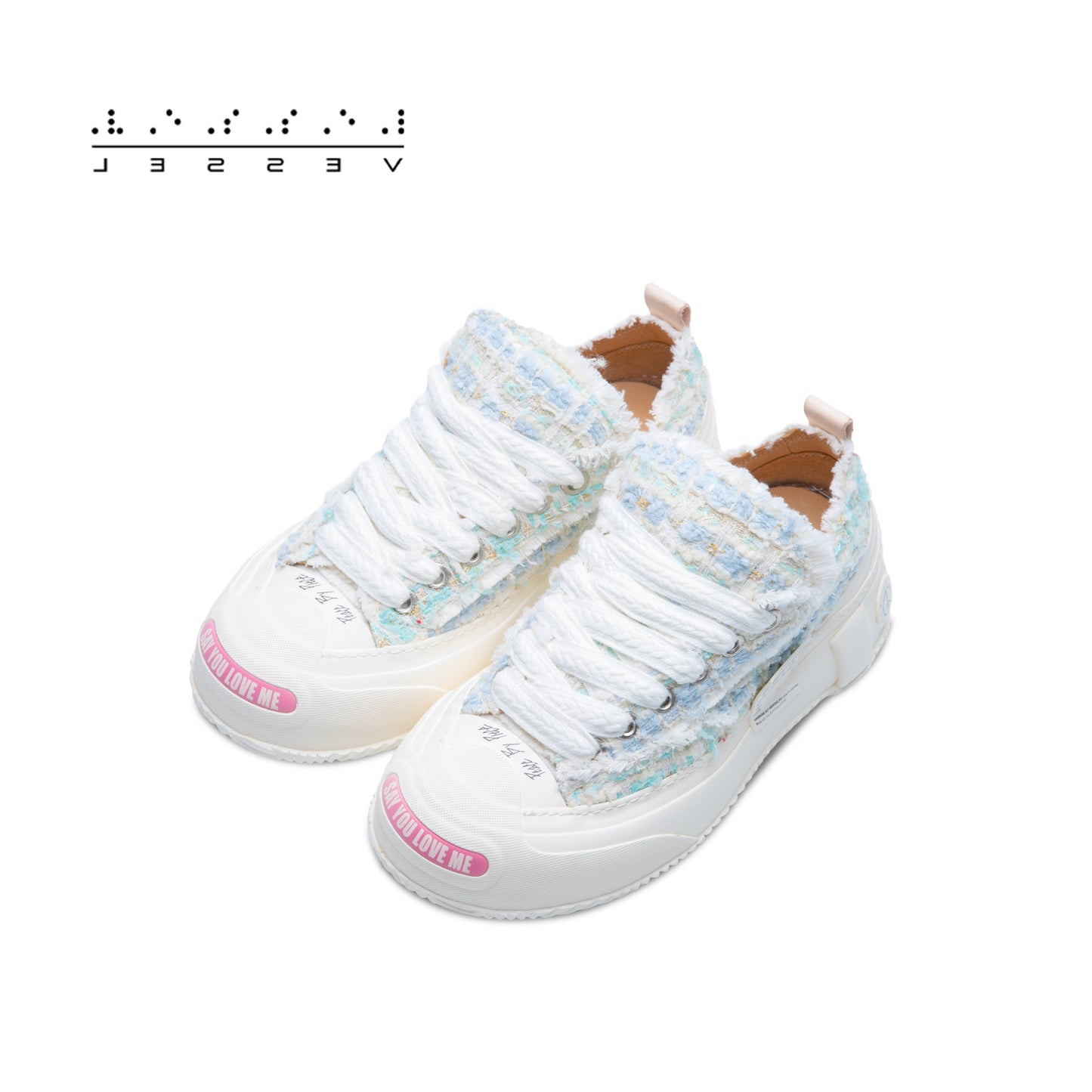 G.O.P. 2.0 MARSHMALLOW Lows Pastel Mixed Tweed